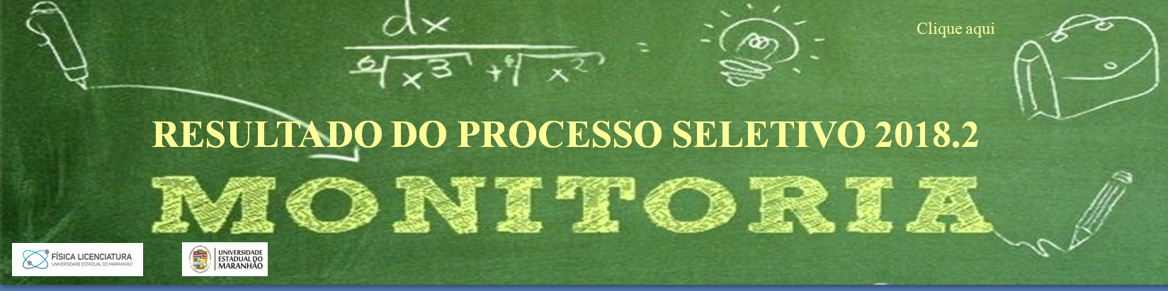 Inscrições abertas para o processo de Monitoria 2019.1