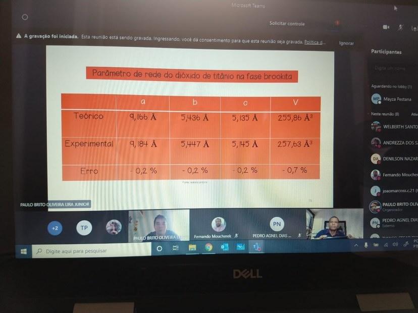 Defesas de TCC de forma remota – 12/02/2021