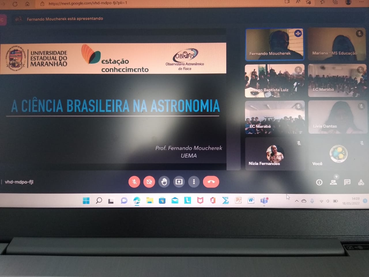 Palestra: A Ciência Brasileira na Astronomia