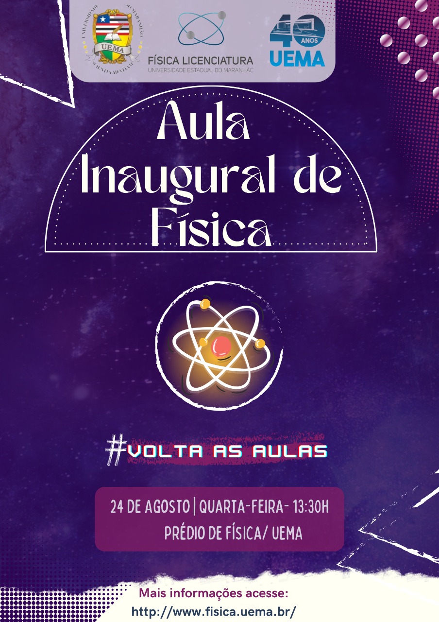 Aula Inaugural do Curso de Física – Turma 2022