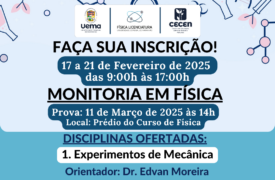 SELETIVO DE MONITORIA EM FÍSICA 2025.1